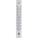 Buitenthermometer geborsteld rvs 28 cm