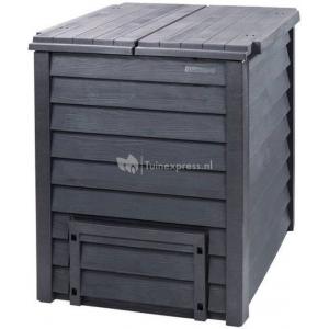 Garantia compostbak Thermo-Wood 600L bruin-zwart