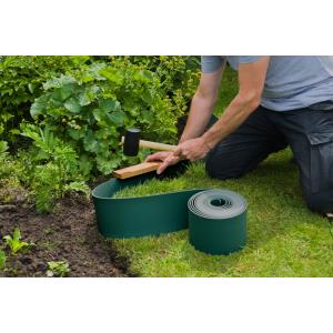 Flexibele borderrand groen 15 cm x 10 m